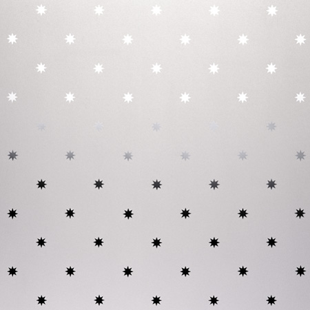 Star Etched Glass Pattern